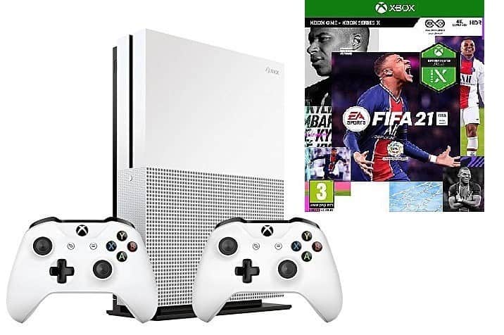 מכשיר XBOX ONE S כולל משחק FIFA 21